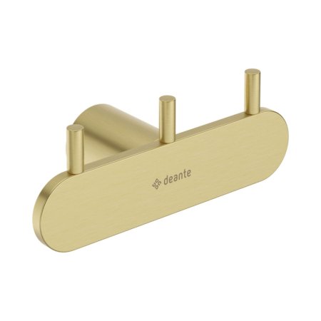 Deante Round Haczyk potrójny złoty szczotkowany ADR_R131