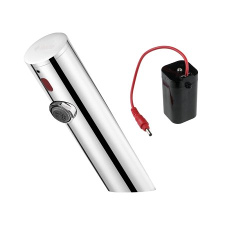 Deante Sense Bateria umywalkowa bezdotykowa bez regulacji temperatury 4xAA stal polerowana BQR_P28R