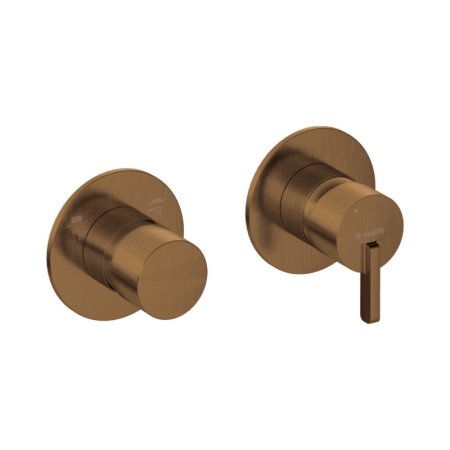 Deante Silia Bateria wannowo-prysznicowa podtynkowa brąz szczotkowany BQS_C46P