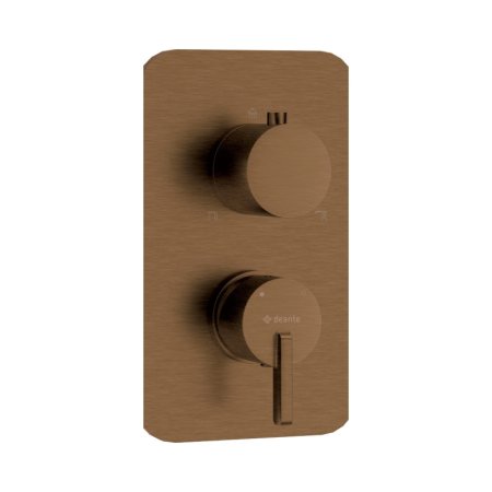 Deante Silia Bateria wannowo-prysznicowa podtynkowa brąz szczotkowany BXY_CQSM