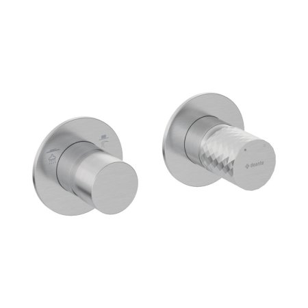 Deante Silia Hexa Bateria wannowo-prysznicowa podtynkowa stal szczotkowana BHS_F46P