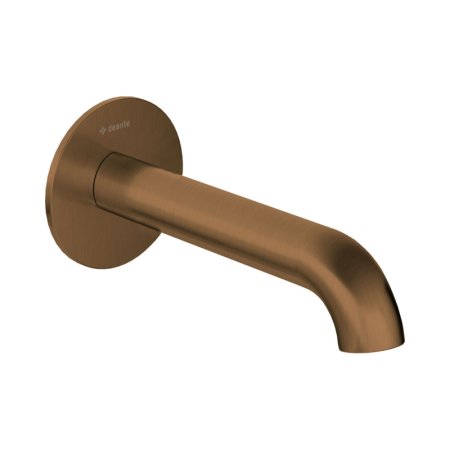 Deante Silia Wylewka umywalkowo-wannowa 14,7 cm brąz szczotkowany NQS_C80K