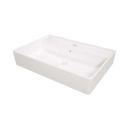Deante Temisto Umywalka nablatowa lub wisząca 61x41 cm biała CDT_6U7S