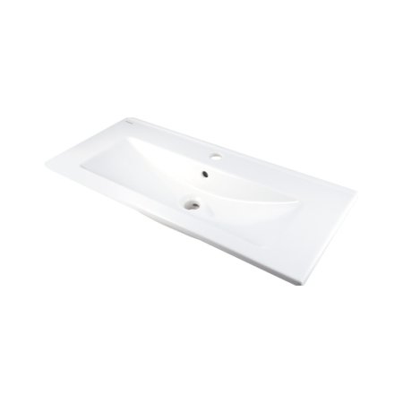 Deante Tubo Umywalka wpuszczana w blat 81,5x36 cm biały CTU_638M