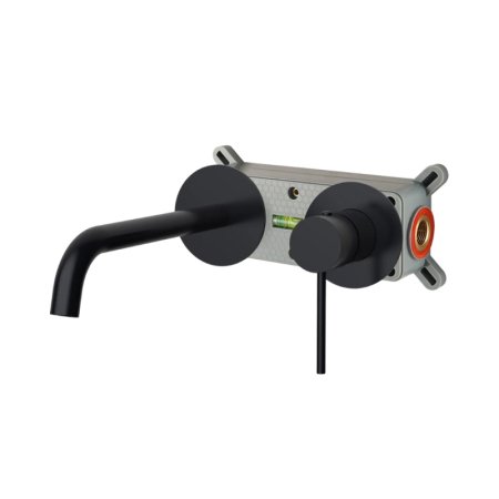 Demm Spike Baterie umywalkowa podtynkowa czarny mat 6817/CZAR