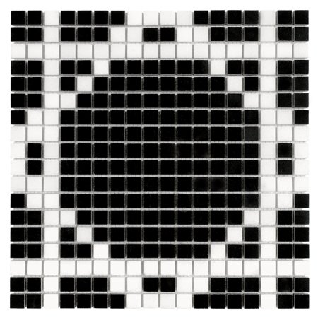 Dunin Pure Black&White Radiant 15 Mozaika kamienna 30,5x30,5 cm DUNPBWR15