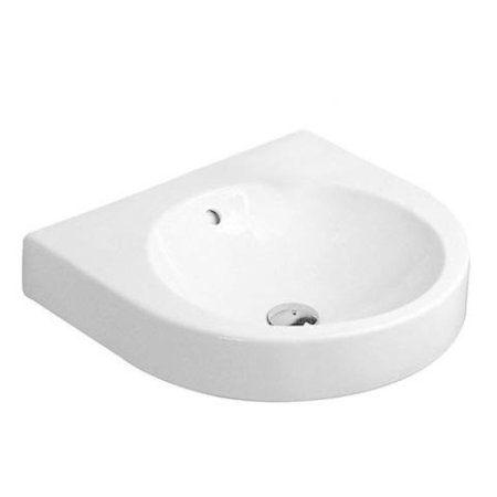 Duravit Architec Umywalka podwieszana 57,5x52 cm bez przelewu i otworu, z powłoką WonderGliss, biała 04495800001