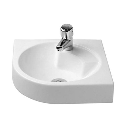 Duravit Architec Umywalka narożna 63,5x54 cm bez przelewu, biała z powłoką WonderGliss 04484500001