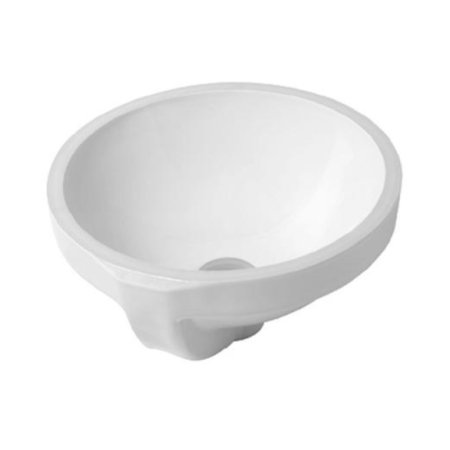 Duravit Architec Umywalka podblatowa Ø32,5 cm, z przelewem, bez otworu na baterię, biała z powłoką WonderGliss 03193200001