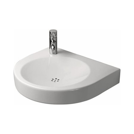 Duravit Architec Umywalka wisząca 57,5x52 cm z otworem na baterię po lewej stronie biały Alpin 0443580009