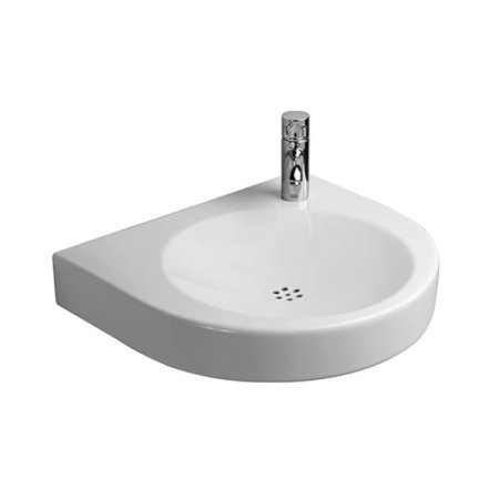 Duravit Architec Umywalka wisząca 57,5x52 cm z otworem na baterię po prawej stronie biały Alpin 0443580008