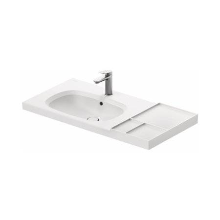 Duravit Aurena Umywalka meblowa 100,5x50,5 cm lewa biały półmat z powłoką HygieneGlaze Plus 239110AC00