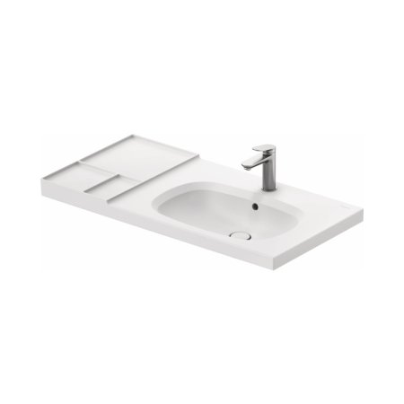 Duravit Aurena Umywalka meblowa 100,5x50,5 cm prawa biały półmat z powłoką HygieneGlaze Plus 239010AC00