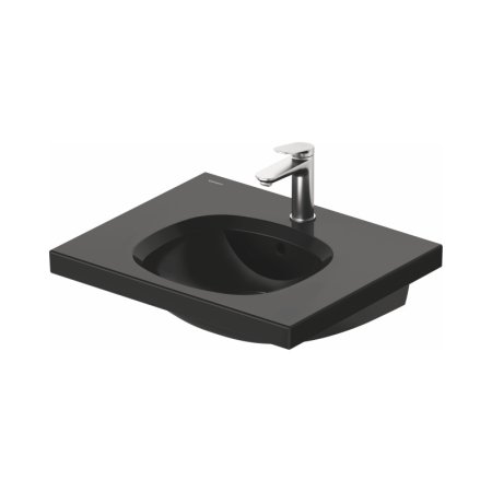 Duravit Aurena Umywalka meblowa 60x50 cm czarna z powłoką HygieneGlaze Plus 238760AB00