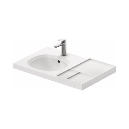 Duravit Aurena Umywalka meblowa 80,5x50,5 cm lewa biały półmat z powłoką HygieneGlaze Plus 238980AC00