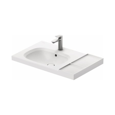 Duravit Aurena Umywalka meblowa 80,5x50,5 cm lewa biały półmat z powłoką HygieneGlaze Plus 239580AC00