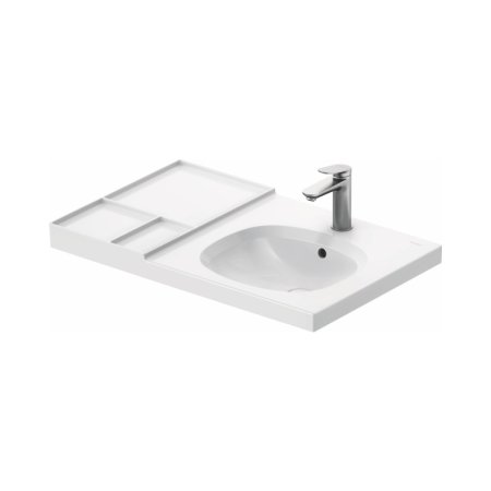 Duravit Aurena Umywalka meblowa 80,5x50,5 cm prawa biała z powłoką HygieneGlaze Plus 238880AA00