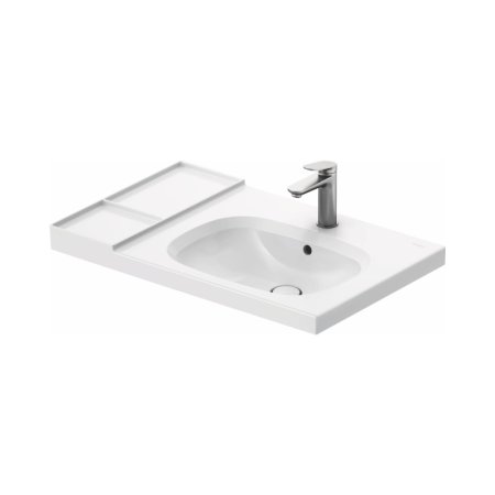 Duravit Aurena Umywalka meblowa 80,5x50,5 cm prawa biała z powłoką HygieneGlaze Plus 239480AA00