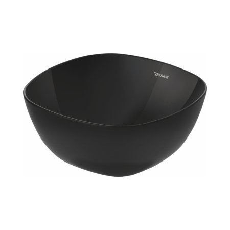 Duravit Aurena Umywalka nablatowa 35x35 cm czarna z powłoką HygieneGlaze Plus 39635AB79