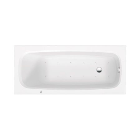 Duravit Aurena Wanna z hydromasażem 160x70 cm Air-System biały satynowy mat 760546BA0AS0000