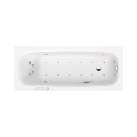 Duravit Aurena Wanna z hydromasażem 170x70 cm Combi-System E biały satynowy mat 760547BA0CE1000