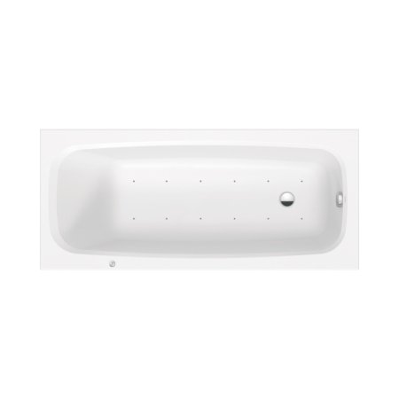 Duravit Aurena Wanna z hydromasażem 170x75 cm Air-System biały satynowy mat 760548BA0AS0000
