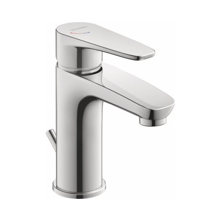 Duravit B.1 Bateria umywalkowa z korkiem10,1 cm  FreshStart MinusFlow chrom B11013001010