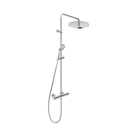Duravit B.2 Zestaw prysznicowy termostatyczny natynkowy z deszczownicą chrom B24280008010