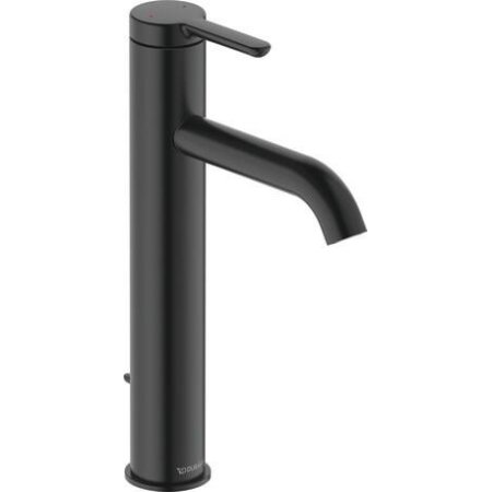 Duravit C.1 Bateria umywalkowa czarny mat C11030001046