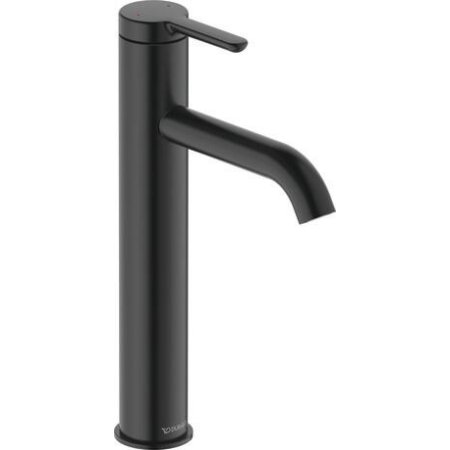 Duravit C.1 Bateria umywalkowa czarny mat C11030002046