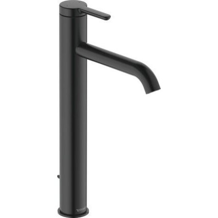 Duravit C.1 Bateria umywalkowa czarny mat C11040001046