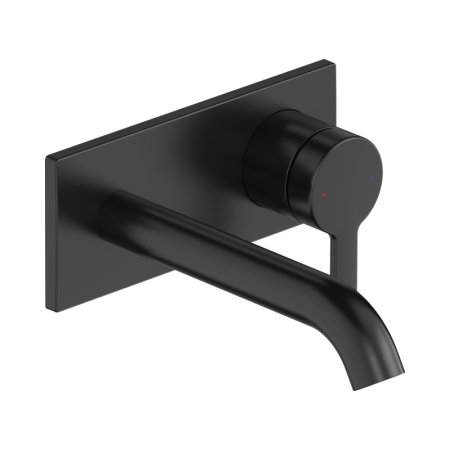 Duravit C.1 Bateria umywalkowa podtynkowa 17,4 cm czarny mat C11070003046