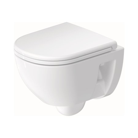 Duravit D-Code Toaleta WC Rimless bez kołnierza krótka biały Alpin 25150900002