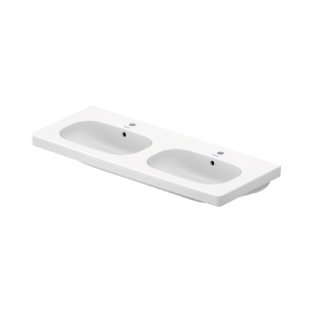 Duravit D-Code Umywalka meblowa 120x49 cm podwójna biały Alpin 03481200002