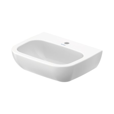 Duravit D-Code Umywalka wisząca 55x43 cm z otworem na baterię biały Alpin 23115500002