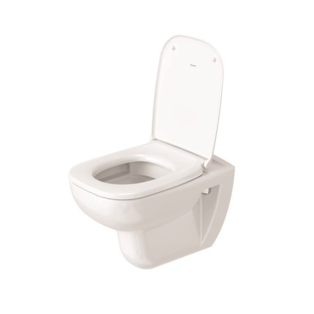 Duravit D-Code Zestaw Toaleta WC 54,5x35,5 cm bez kołnierza + deska wolnoopadająca biały alpin 45700900A1