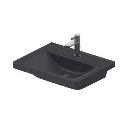Duravit D-Neo Umywalka meblowa 60x48 cm z otworem na baterię antracyt mat 2367601300