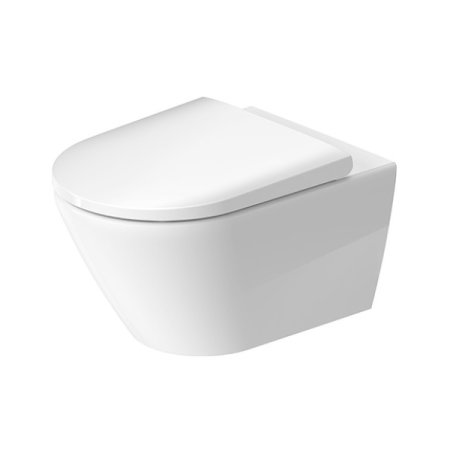Duravit D-Neo Zestaw Toaleta WC bez kołnierza + deska wolnoopadająca biały Alpin 45770900A1
