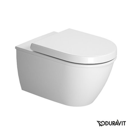 Duravit Darling New Miska WC podwieszana 37x54 cm, lejowa, biała z powłoką WonderGliss 25450900001