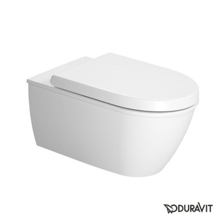 Duravit Darling New Miska WC podwieszana 37x62 cm, lejowa, biała z powłoką WonderGliss 25440900001