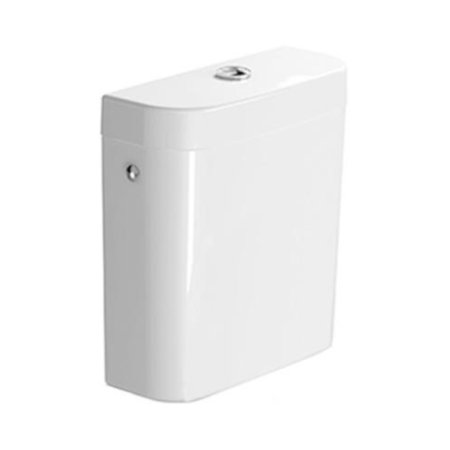 Duravit Darling New Spłuczka 40,5x16 cm doprowadzenie prawe lub lewe 6/3l biała z powłoką WonderGliss 09310000051