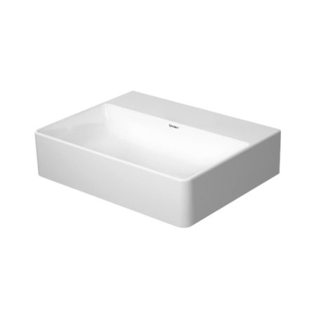 Duravit DuraSquare Umywalka meblowa 45x35 cm bez otworu na baterię szlifowany spód biały Alpin z powłoką WonderGliss 07324500791