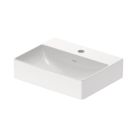 Duravit DuraSquare Umywalka meblowa 45x35 cm szlifowany spód biały Alpin z powłoką WonderGliss 07324500711