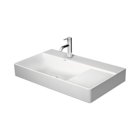 Duravit DuraSquare Umywalka meblowa 80x47 cm lewa z otworem na baterię biały Alpin 2348800041