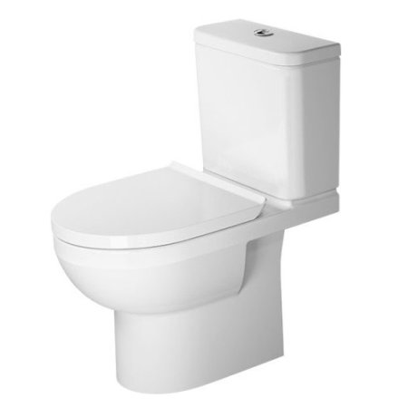 Duravit Durastyle Basic Toaleta WC kompaktowa 65,5x36,5 cm Rimless bez kołnierza, biała z powłoką HygieneGlaze 2183092000