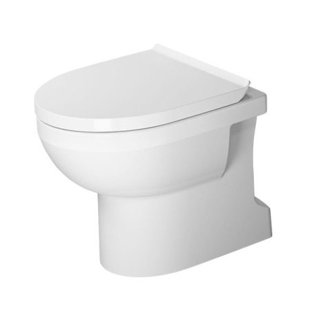 Duravit Durastyle Basic Toaleta WC stojąca 56x37 cm Rimless bez kołnierza odpływ pionowy, biała z powłoką HygieneGlaze 2184012000