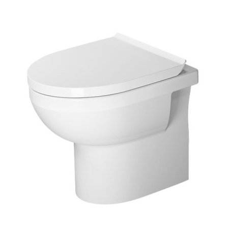 Duravit Durastyle Basic Toaleta WC stojąca 48x37 cm Rimless bez kołnierza odpływ poziomy, biała z powłoką HygieneGlaze 2184092000