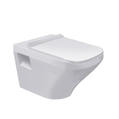 Duravit DuraStyle Miska WC podwieszana Rimless 37x54 cm, lejowa, biała z powłoką WonderGliss 25380900001