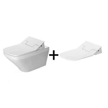 Duravit DuraStyle SensoWash Slim Zestaw Toaleta WC podwieszana z deską sedesową myjącą, biały 631001002004300