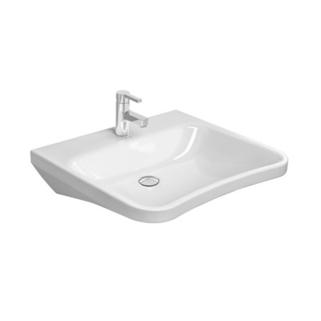 Duravit DuraStyle Umywalka Vital 65x57 cm bez przelewu z jednym otworem na baterię biała z powłoką WonderGliss 23306500001